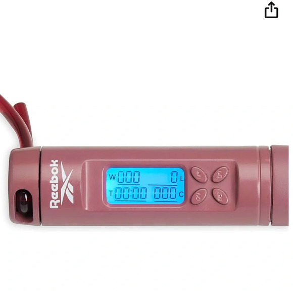 Reebok 2-in-1 Smart Digital Weighted Jump Rope.‎ NIB. - Picture 5 of 6